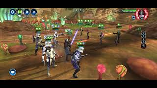 GAS 501st destroys Hondo on a Felucia combat mission  SWGOH Rise of the Empire ROTE TB [upl. by Rosabel]