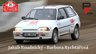 Jakub Roudnický  Barbora Rychtářová  Citroen AX  XIV Rallye Berounka Revival 2024 [upl. by Novaelc]