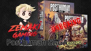 Posthuman SAGA KS Unbox แกะเกมเอาตัวรอดหลังสงครามนิวเคลียร์ [upl. by Hayne944]