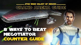 Negotiator Counters  Chimaera Negotiator Finalizer Home One Raddus Mirror  More  SWGOH [upl. by Naynek]