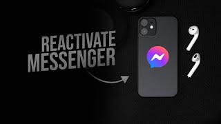 How to Reactivate Facebook Messenger on iPhone tutorial [upl. by Marella]