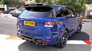 Land Rover Range Rover Overfinch GT SVR  LOUD REVS [upl. by Aleydis495]