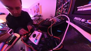 Last jam of 2018 w Folktek Resonant Garden Conductive Labs NDLR Volca FM Digitakt Eventide H9 [upl. by Abeh112]