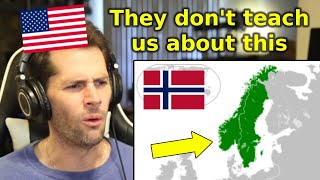 American Reacts to Why Norway and Sweden Broke Up [upl. by Lareneg371]