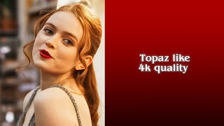 4k quality like topaz  alight motion tutorial [upl. by Itsrejk700]