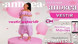 CATALOGO ANDREA VESTIR PRIMAVERA 2024 [upl. by Yeltrab]