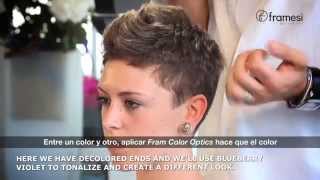 Cómo intensificar el tono del cabello con Fram Color Optics [upl. by Oigile]