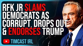 RFK Jr SLAMS Democrats As CORRUPT Drops Out amp ENDORSES Trump In EPIC Speech [upl. by Doty]