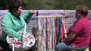 Rag Rug Weaving [upl. by Neslund]