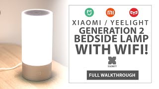 Xiaomi Yeelight Bedside Lamp New WIFI model [upl. by Ellenahs]