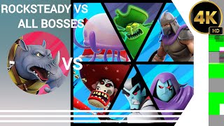 Nickelodeon AllStar Brawl 2 Rocksteady vs All Bosses Hardest  No Deaths [upl. by Ransom]