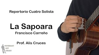 La Sapoara Cuatro Solista Prof Alis Cruces [upl. by Ahtan]