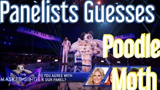 Panelists Guesses on Poodle Moth  The Masked Singer USA Season 11 Ep 3 [upl. by Eak303]