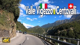 Driving through the Valle Vigezzo amp Centovalli from Domodossola Italy to Locarno Switzerland [upl. by Naves664]