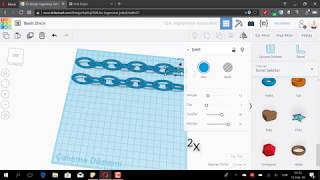 Tinkercad Dersleri 7 Video Basit Zincir Yapımı [upl. by Pinkerton212]