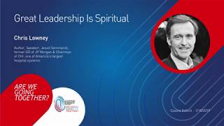 Leadership Summit Portugal 2019  Chris Lowney [upl. by Charmion]