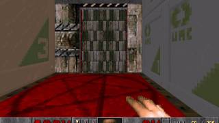 Doom II level 13 Downtown Official Secrets [upl. by Morey870]