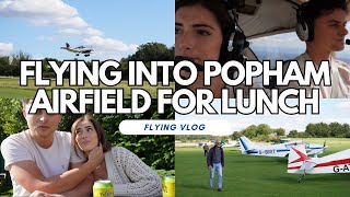 Flight to Popham Airfield for Lunch with ATC  Private Pilot  Outbound Diaries [upl. by Taam753]