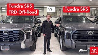 2025 Tundra SR5 vs 2025 Tundra SR5 TRD OffRoad [upl. by Leiuqeze]