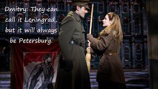 Anastasia Original Broadway Cast Recording — quotA Rumor in St Petersburgquot — Lyrics [upl. by Ynffit]