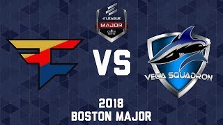 FaZe vs Vega Squadron  CSGO ELEAGUE Major Boston 2018 [upl. by Murtha143]