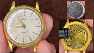 Smith De luxe 1960s 17 Jewels England Vintage Mechanical Watch Movement sound Appearance etc [upl. by Britt]