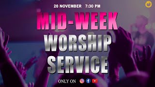 Mid Week Worship Service  Divine Overflow Centre  20th November 2024 [upl. by Airdnekal815]