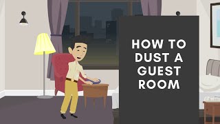 SOP for Dusting a guest room in a hotel  Housekeeping SOP  Clarifiedbettercom [upl. by Ahsenot]