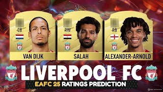 FIFA 25  LIVERPOOL PLAYER RATINGS EA FC 25 [upl. by Noevad]