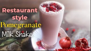 Pomegranate Milk shakepomegranate milkshake without ice creampomegranate milkshake in tamil [upl. by Ghiselin]