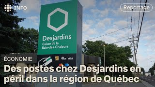 Une centaine de postes en péril chez Desjardins [upl. by Renrag]