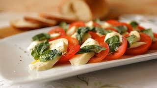 Cómo hacer una ensalada caprese [upl. by Naltiak]