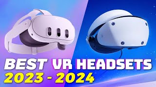 TOP 5 BEST VR HEADSETS 2023 – 2024 [upl. by Dionne]