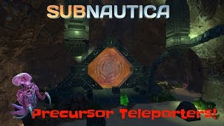 Precursor TELEPORT stations  Gun turning amp new animation  Subnautica News 28 [upl. by Niamjneb990]