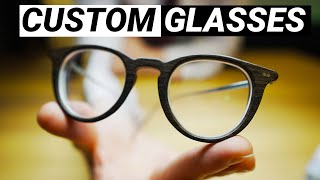 My NEW Glasses  AMAZING Handmade Custom Eyeglasses from Banton Frameworks Best Glasses for Men [upl. by Yehsa]