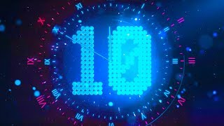 NEW YEAR COUNTDOWN 2020  v 625  30 sec TIMER with sound effects and voice 4k [upl. by Rednave9]