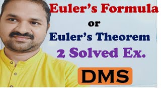 Eulers Formula  Eulers Theorem  2 Solved Examples  DMS  Discrete Mathematics  GATE [upl. by Iat]