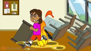 Dora Misbehaves On Her First Day Of School  Destroys the Classroom  Arrested  Grounded HUGE TIME [upl. by Boswall633]