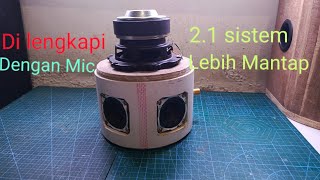 How to Make a Bluetooth 21 Speaker Systemspeakerbluetoothterbaik [upl. by Wadleigh]