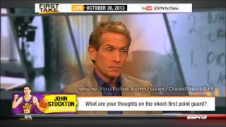 ESPN First Take  John Stockton COMPARES LeBron James to Michael Jordan  ESPN Sport First Take [upl. by Juliano]