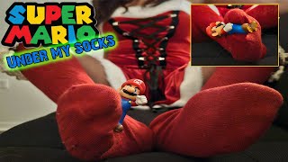 Super Mario Under My Socks Foot Crushing ASMR Video Game character [upl. by Cadmarr]