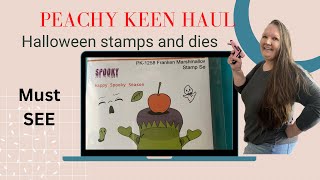 Peachy Keen Haul and 11 of my Halloween tag flip diy papercrafting JillianNorwood [upl. by Eissirc]