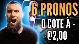 PRONOSTIC NBA  mes pronos NBA du 9 au 10 Février [upl. by Sapphire955]