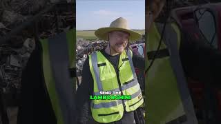 MrBeast Worlds Largest Shredder vs Lamborghini Epic Showdown shorts viral mrbeast [upl. by Friedberg]