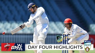 Victoria thwart Redbacks with finalday defiance  Sheffield Shield 202122 [upl. by Inkster]