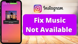 Instagram Music Isnt Available In Your Region How To Fix It 2022 [upl. by Ogires917]