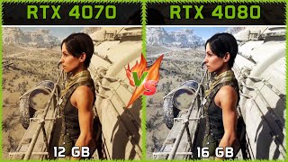 RTX 4070 vs RTX 4080  FHD QHD UHD 4K [upl. by Eliath787]