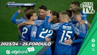 MTK Budapest  Kisvárda Master Good  21  20  OTP Bank Liga  25 forduló  MLSZTV [upl. by Aicnatsnoc]