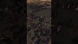 500 Golden Spearmen VS 2000 CHARIOTS CHARGING totalwar totalwarpharaoh battlesimulator [upl. by Scrope]