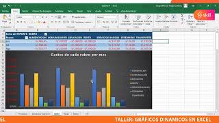 👨‍💻Taller Gráficos dinámicos en Excel����‍💻 [upl. by Helas]